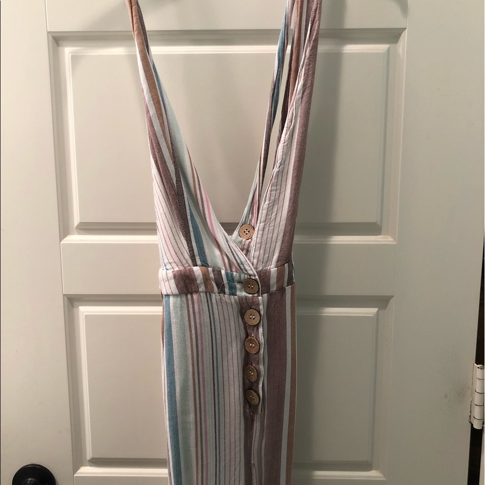Wild Fable Striped Overalls